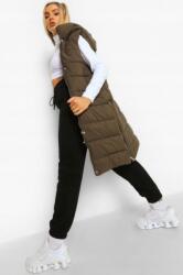 Boohoo khaki kapucnis mellény B18 bic S