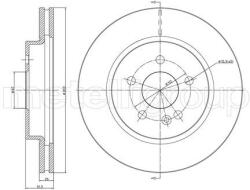 METELLI Brzdový kotúč METELLI 23-0700C (23-0700C)