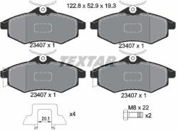 TEXTAR Sada brzdových platničiek kotúčovej brzdy TEXTAR 2340702 (2340702)