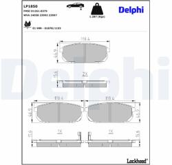 DELPHI Klocki Ham. Tyl (lp1850)