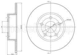 METELLI Brzdový kotúč METELLI 23-0368C (23-0368C)