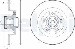 DELPHI Tarcza Ham. Z Loz. Renault Scenic Iii (bg9115rs)