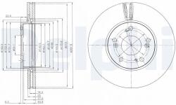 DELPHI Tarcza Ham. Honda Fr-v 05- (bg4119)