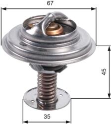 GATES Termostat chladenia GATES TH45688G1 (TH45688G1)