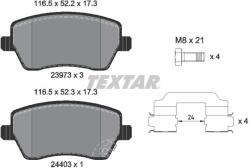 TEXTAR Sada brzdových platničiek kotúčovej brzdy TEXTAR 2397302 (2397302)