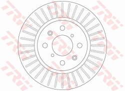 TRW Brzdový kotúč TRW DF6232 (DF6232)