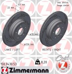ZIMMERMANN Brzdový kotúč ZIMMERMANN 150.3430. 53 (150.3430.53)