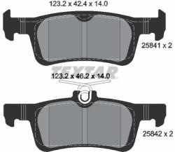 TEXTAR Sada brzdových platničiek kotúčovej brzdy TEXTAR 2584104 (2584104)