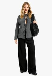 Boohoo Szürke Megkötős Blúz B18 dik 46