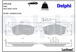 DELPHI Klocki Ham. Fiat Palio W. 96- Z Czujn (lp1416)