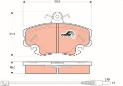 TRW Sada brzdových platničiek kotúčovej brzdy TRW GDB1465 (GDB1465)