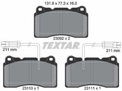 TEXTAR Sada brzdových platničiek kotúčovej brzdy TEXTAR 2309201 (2309201)
