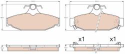 TRW Sada brzdových platničiek kotúčovej brzdy TRW GDB4089 (GDB4089)