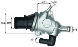 MAHLE Termostat Alfa Romeo (ti 125 88)