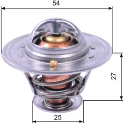 GATES Termostat chladenia GATES TH22782G1 (TH22782G1)