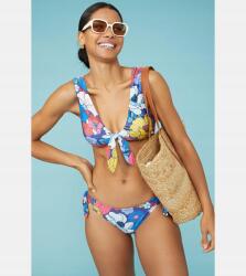 Debenhams kék bikinialsó virágokkal NG2 tah S