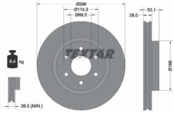 TEXTAR Brzdový kotúč TEXTAR 92285803 (92285803)