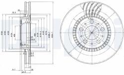 DELPHI Tarcza Ham. Volvo S60 Ii (bg9514)