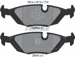 TEXTAR Sada brzdových platničiek kotúčovej brzdy TEXTAR 2067502 (2067502)