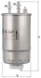 MAHLE Palivový filter MAHLE KL 567 (KL 567)