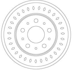 TRW Brzdový kotúč TRW DF6925S (DF6925S)