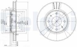 DELPHI Tarcza Ham. Volvo V40 (bg3501c)
