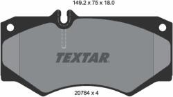 TEXTAR Sada brzdových platničiek kotúčovej brzdy TEXTAR 2078401 (2078401)