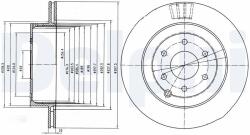 DELPHI Tarcza Ham. Nissan Navara Tyl (bg4174)