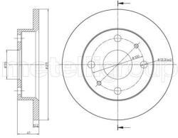 METELLI Brzdový kotúč METELLI 23-0791 (23-0791)