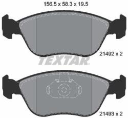 TEXTAR Sada brzdových platničiek kotúčovej brzdy TEXTAR 2149201 (2149201)