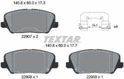 TEXTAR Sada brzdových platničiek kotúčovej brzdy TEXTAR 2290701 (2290701)