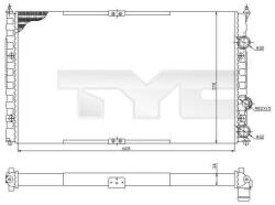 TYC Chladič motora TYC 737-0057 (737-0057)