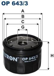 FILTRON Olejový filter FILTRON OP 643/3 (OP 643/3)
