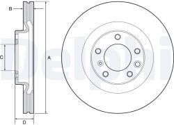 DELPHI Tarcza Ham. Przod (bg9119c)