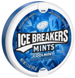  Hershey Ice Breakers Sugar Free Mints - Cool mint cukorka 42g - delfinbuvar