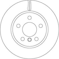 TRW Brzdový kotúč TRW DF6799 (DF6799)