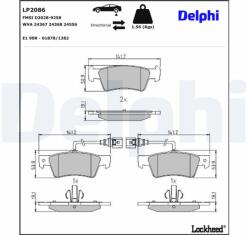 DELPHI Klocki Ham. Vw Touareg (lp2086)
