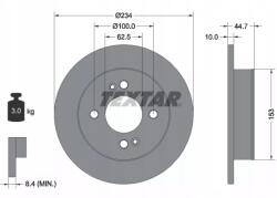 Textar 92291603 Féktárcsa (1db)