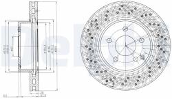 DELPHI Tarcza Ham. Mercedes C W204 (bg4142c)