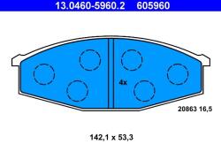 ATE Sada brzdových platničiek kotúčovej brzdy ATE 13.0460-5960.2 (13.0460-5960.2)