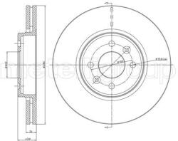 METELLI Brzdový kotúč METELLI 23-0517C (23-0517C)