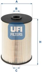 UFI Palivový filter UFI 26.021. 00 (26.021.00)