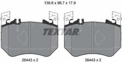 TEXTAR Sada brzdových platničiek kotúčovej brzdy TEXTAR 2644301 (2644301)