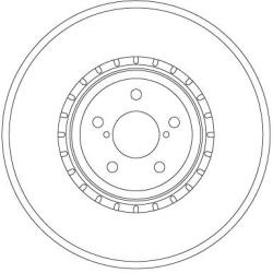 TRW Brzdový kotúč TRW DF6923S (DF6923S)