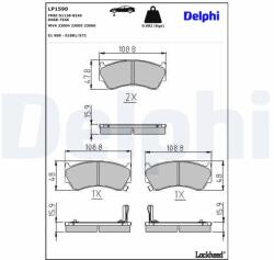 DELPHI Klocki Ham. Nissan Almera 95- (lp1590)