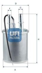UFI Palivový filter UFI 31. A42.00 (31.A42.00)