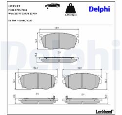 DELPHI Klocki Ham. Mazda 323 F Vi 98- (lp1527)