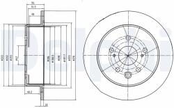 DELPHI Brzdový kotúč DELPHI BG4178 (BG4178)