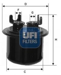 UFI Palivový filter UFI 31.539. 00 (31.539.00)