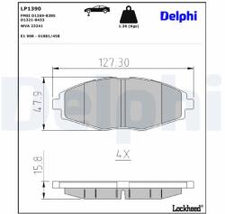 DELPHI Klocki Ham. Matiz, Lanos 13 (lp1390)